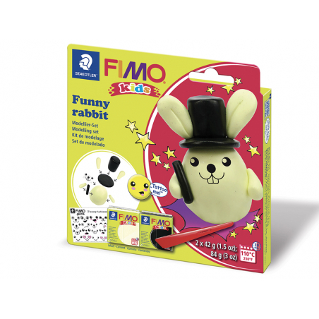 Acheter Kit Fimo Kids - Lapin funny - 4,69 € en ligne sur La Petite Epicerie - Loisirs créatifs