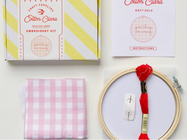 Acheter Kit de broderie - Good things are coming - Cotton Clara - 21,59 € en ligne sur La Petite Epicerie - Loisirs créatifs