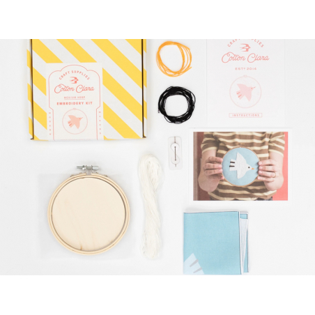 Acheter Kit de broderie - Oiseau blanc - Cotton Clara - 23,99 € en ligne sur La Petite Epicerie - Loisirs créatifs