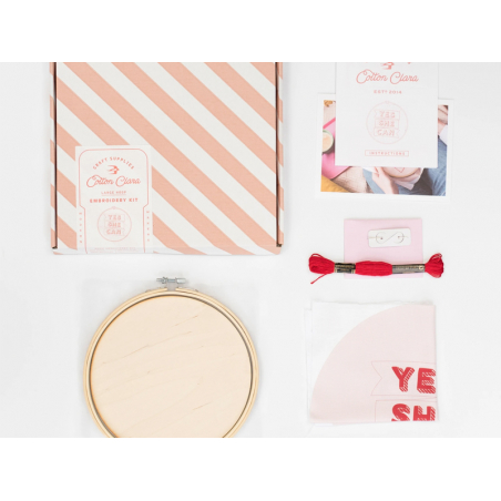 Acheter Kit de broderie - Yes she can - Cotton Clara - 26,49 € en ligne sur La Petite Epicerie - Loisirs créatifs