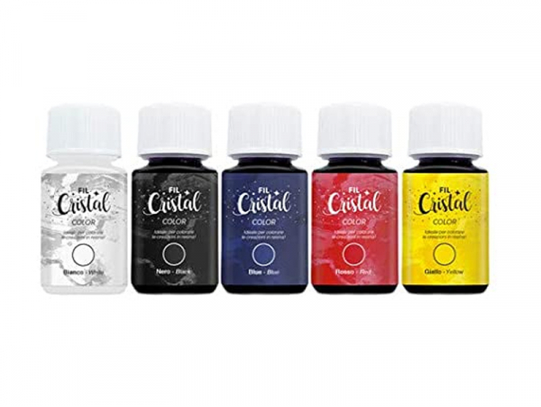 Acheter Assortiment de 5 colorants pour résine Fil cristal color - 50 ml - 28,99 € en ligne sur La Petite Epicerie - Loisirs ...
