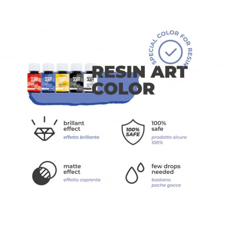 Acheter Colorant Resin art color 50 ml - Noir - 5,89 € en ligne sur La Petite Epicerie - Loisirs créatifs