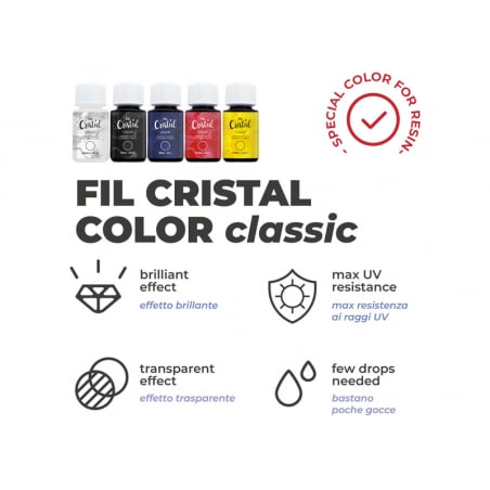Acheter Colorant pour résine Fil Cristal color 50 ml - Blanc - 5,99 € en ligne sur La Petite Epicerie - Loisirs créatifs