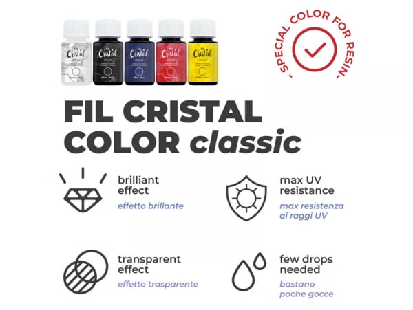 Acheter Colorant pour résine Fil Cristal color 50 ml - Rouge - 5,99 € en ligne sur La Petite Epicerie - Loisirs créatifs