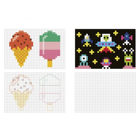 Acheter Mes grands coloriages pixels - Editions Auzou - 5,95 € en ligne sur La Petite Epicerie - Loisirs créatifs