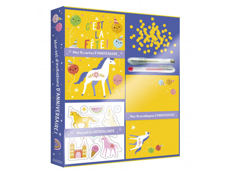Acheter Kit créatif - Mon set d'invitations d'anniversaire - 12,99 € en ligne sur La Petite Epicerie - Loisirs créatifs