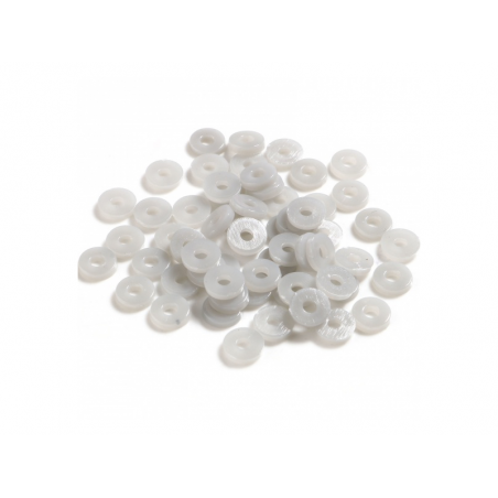 Acheter Boite de perles rondelles heishi en plastique 6 mm - Gris clair - 1,99 € en ligne sur La Petite Epicerie - Loisirs cr...