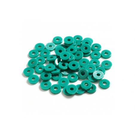 Acheter Boite de perles rondelles heishi en plastique 6 mm - Vert foncé - 1,99 € en ligne sur La Petite Epicerie - Loisirs cr...