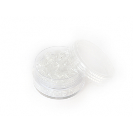 Acheter Boite de perles rondelles heishi en plastique 6 mm - Transparent - 1,99 € en ligne sur La Petite Epicerie - Loisirs c...