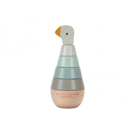 Acheter Tour d'anneaux à empiler Little Goose - Little Dutch - 21,99 € en ligne sur La Petite Epicerie - Loisirs créatifs