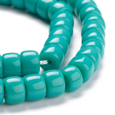 Acheter Lot de 20 perles en verre opaque - Turquoise - 2,19 € en ligne sur La Petite Epicerie - Loisirs créatifs