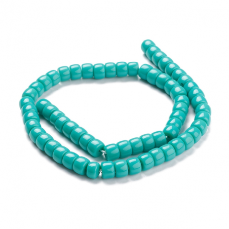Acheter Lot de 20 perles en verre opaque - Turquoise - 2,19 € en ligne sur La Petite Epicerie - Loisirs créatifs