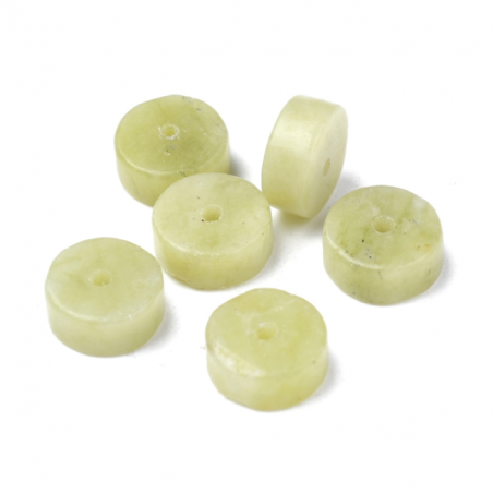 Acheter Lot de 20 perles heishi naturelles 6 mm - Jade - 4,19 € en ligne sur La Petite Epicerie - Loisirs créatifs