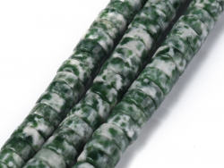 Acheter Lot de 20 perles heishi naturelles 6 mm - Jaspe à pois verts - 4,79 € en ligne sur La Petite Epicerie - Loisirs créatifs