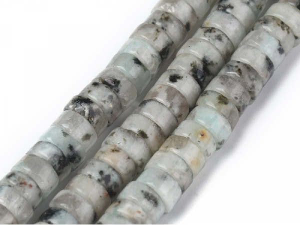 Acheter Lot de 20 perles heishi naturelles 6 mm - Jaspe de sésame - 4,79 € en ligne sur La Petite Epicerie - Loisirs créatifs