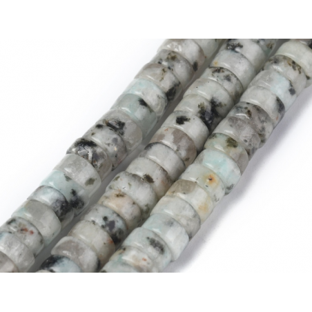 Acheter Lot de 20 perles heishi naturelles 6 mm - Jaspe de sésame - 4,79 € en ligne sur La Petite Epicerie - Loisirs créatifs