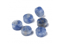 Acheter Lot de 20 perles heishi naturelles 6 mm - Jaspe bleu - 4,79 € en ligne sur La Petite Epicerie - Loisirs créatifs
