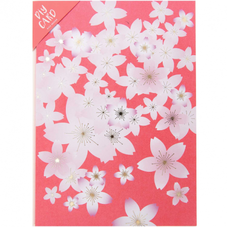 Acheter Carte DIY Sakura Sakura, fleurs de cerisier - Rico Design - 4,29 € en ligne sur La Petite Epicerie - Loisirs créatifs