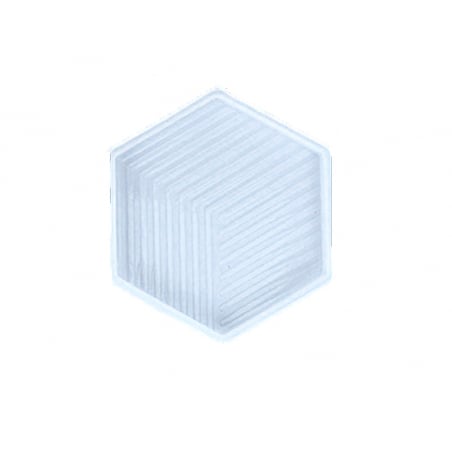Acheter Moule en silicone - Dessous de verre hexagonal - 12 x 10,5 cm - 5,29 € en ligne sur La Petite Epicerie - Loisirs créa...