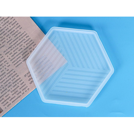Acheter Moule en silicone - Dessous de verre géométrique -12 x 10,5 cm - 4,99 € en ligne sur La Petite Epicerie - Loisirs cré...
