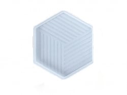 Acheter Moule en silicone - Dessous de verre géométrique -12 x 10,5 cm - 4,99 € en ligne sur La Petite Epicerie - Loisirs cré...