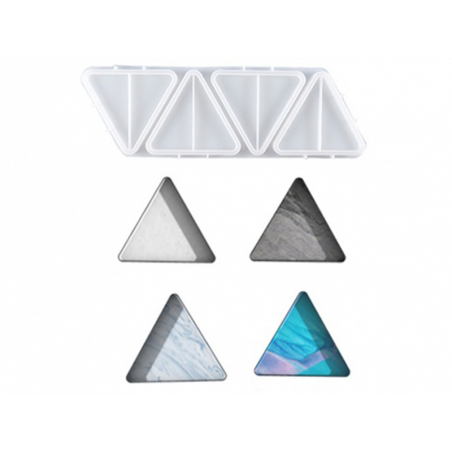 Acheter Moule en silicone - Plateau 4 triangles - 48 x 14,9 cm - 25,99 € en ligne sur La Petite Epicerie - Loisirs créatifs