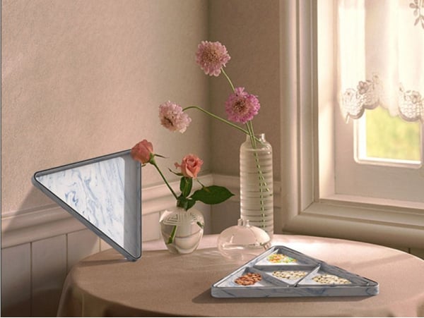 Acheter Moule en silicone - Grand plateau triangle - 36 x 32 cm - 32,99 € en ligne sur La Petite Epicerie - Loisirs créatifs