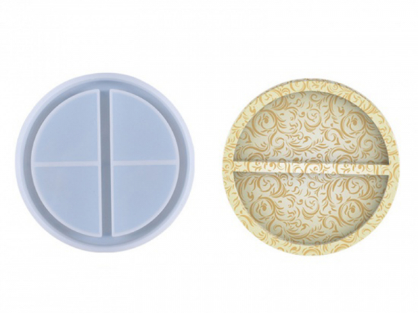 Acheter Moule en silicone - Coupelle ronde 2 compartiments - 11,4 cm de diamètre - 7,99 € en ligne sur La Petite Epicerie - L...