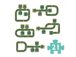 Acheter Puzzle Pop to play - Routes - 21 pièces - 18,49 € en ligne sur La Petite Epicerie - Loisirs créatifs