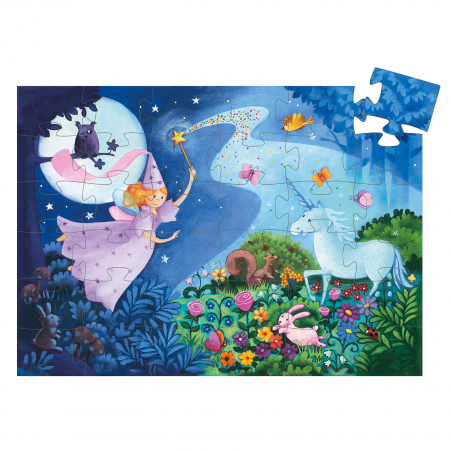Acheter Puzzle la fée et la licorne - 36 pièces - 17,29 € en ligne sur La Petite Epicerie - Loisirs créatifs