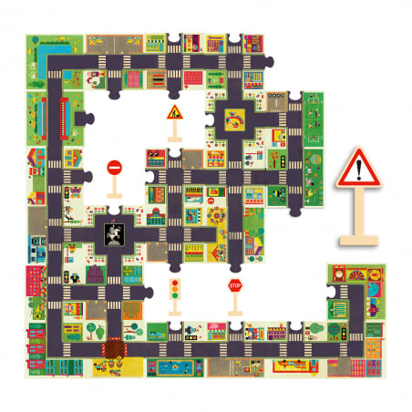 Acheter Puzzle pop to play - La ville - 24 pièces - 23,39 € en ligne sur La Petite Epicerie - Loisirs créatifs