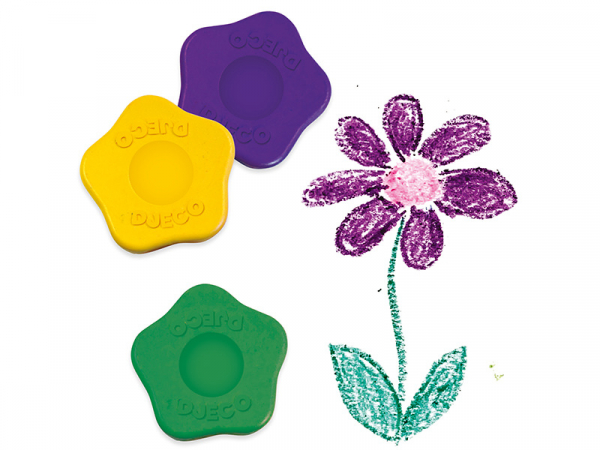 Acheter 12 crayons fleurs pour les petits - Formes ergonomiques - 9,29 € en ligne sur La Petite Epicerie - Loisirs créatifs
