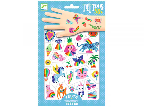 Acheter 50 tatouages - Rainbow - 5,09 € en ligne sur La Petite Epicerie - Loisirs créatifs