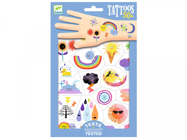 Acheter 50 tatouages - Emojis météo - 5,09 € en ligne sur La Petite Epicerie - Loisirs créatifs