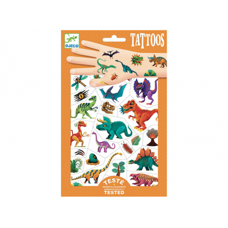Acheter 50 tatouages - Dino club - 5,09 € en ligne sur La Petite Epicerie - Loisirs créatifs