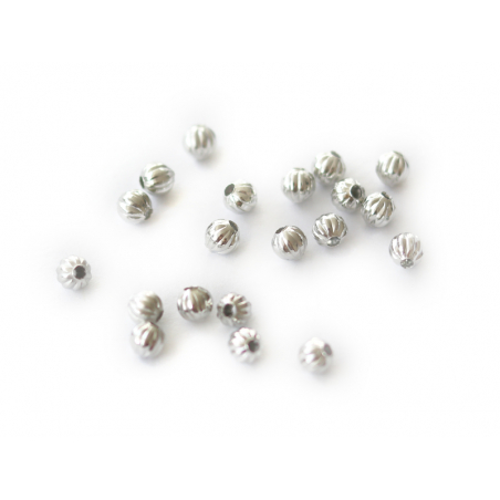 Acheter Lot de 20 perles heishi intercalaire - Boules argentées 4 x 3 mm - 3,99 € en ligne sur La Petite Epicerie - Loisirs c...
