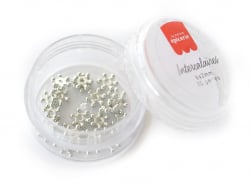 Acheter Lot de 20 perles heishi intercalaire - Fleurs argentées 6 x 2 mm - 3,99 € en ligne sur La Petite Epicerie - Loisirs c...