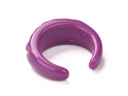 Acheter Bague striée en acrylique - Violette - 3,49 € en ligne sur La Petite Epicerie - Loisirs créatifs