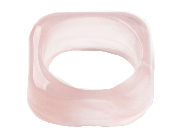 Acheter Bague en résine carrée - Rose - 1,99 € en ligne sur La Petite Epicerie - Loisirs créatifs