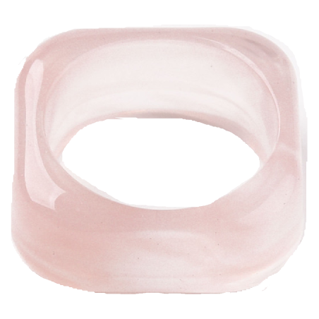 Acheter Bague en résine carrée - Rose - 1,99 € en ligne sur La Petite Epicerie - Loisirs créatifs