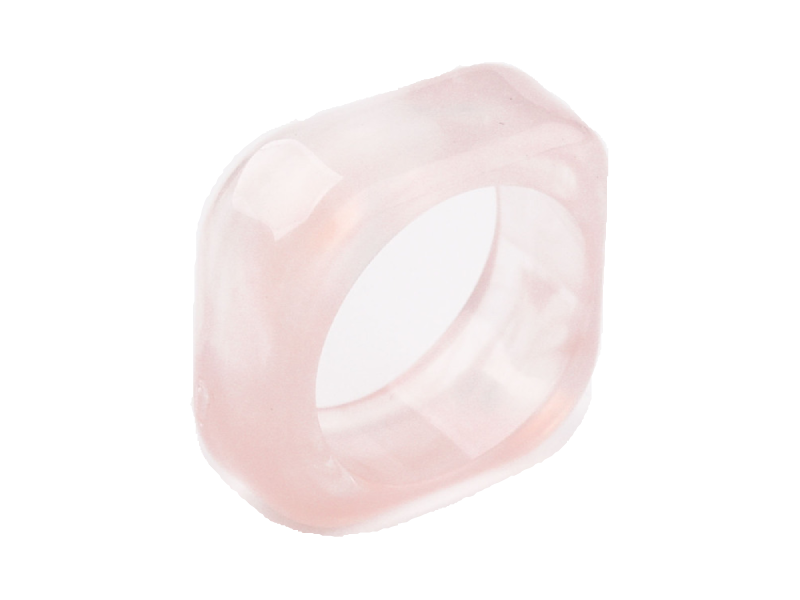 Acheter Bague en résine carrée - Rose - 1,99 € en ligne sur La Petite Epicerie - Loisirs créatifs