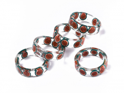 Acheter Bague en résine époxy transparente - Pastèque - 1,99 € en ligne sur La Petite Epicerie - Loisirs créatifs