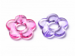 Acheter 20 perles fleurs transparentes - Multicolore - 1,99 € en ligne sur La Petite Epicerie - Loisirs créatifs