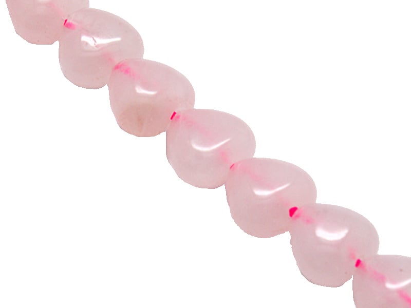Acheter 10 perles de quartz naturel coeur - Rose clair - 6,99 € en ligne sur La Petite Epicerie - Loisirs créatifs