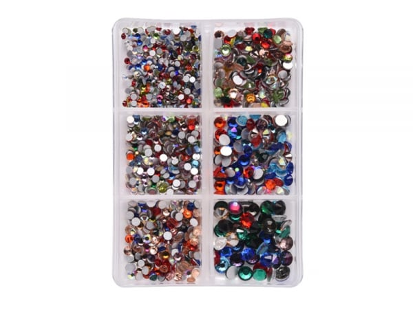 Acheter Boîte de strass diamants 6 compartiments - Multicolore - 7,99 € en ligne sur La Petite Epicerie - Loisirs créatifs