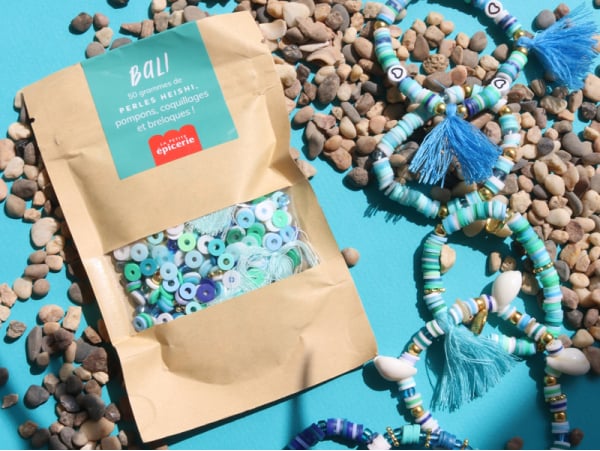 Acheter Mélange de perles heishi et de breloques - Bali - 6,99 € en ligne sur La Petite Epicerie - Loisirs créatifs