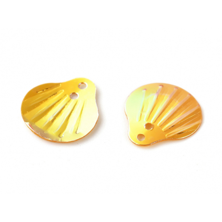 Acheter Sequins irisés forme mixte - Orange et jaune - 1,49 € en ligne sur La Petite Epicerie - Loisirs créatifs