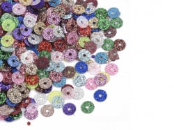 Acheter Sequins pailletés ronds - Multicolore - 2,89 € en ligne sur La Petite Epicerie - Loisirs créatifs