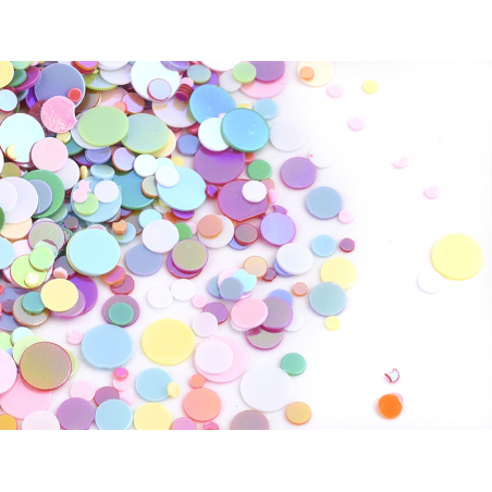 Acheter Paillettes rondes irisées - Multicolore - 1,99 € en ligne sur La Petite Epicerie - Loisirs créatifs