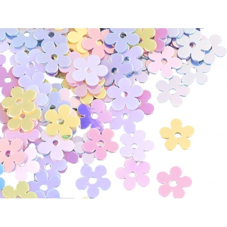 Acheter Sequins irisés fleurs - Multicolore - 2,49 € en ligne sur La Petite Epicerie - Loisirs créatifs